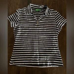 Tail Tech Performance Golf Polo Shirt‎ Womens Small Outdoors Hike Golfing Gold
